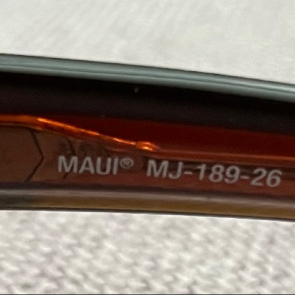 Vintage Polarized Maui Jim Lagoon MJ 189–26 Made In Italy - Picture 13 of 14